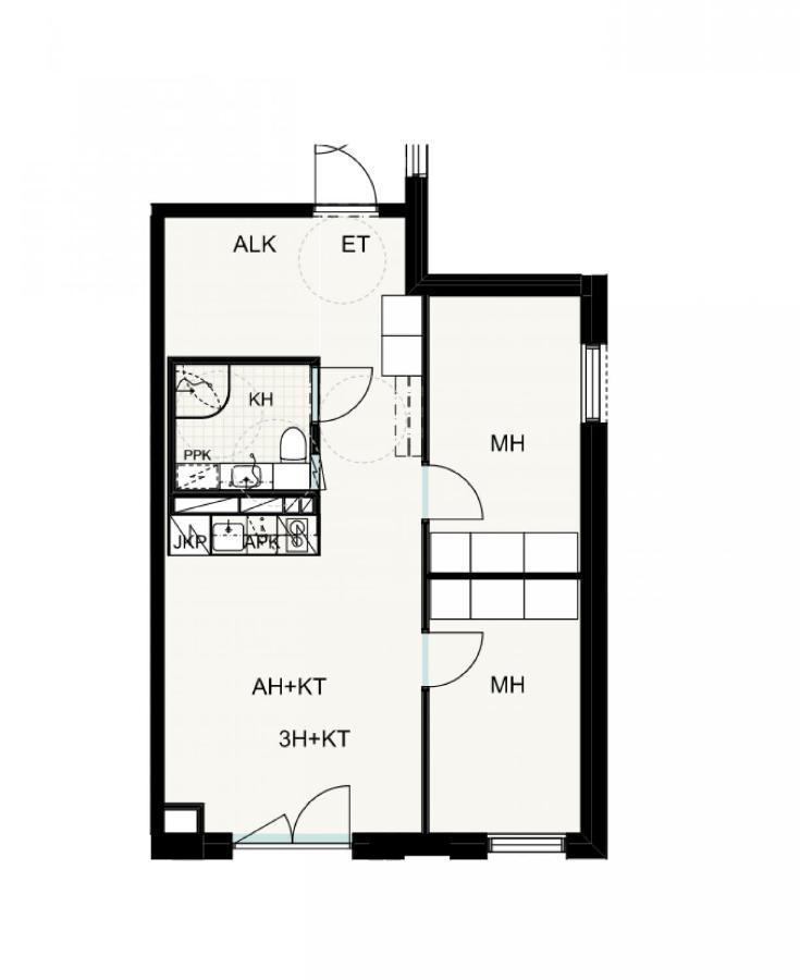 Forenom Aparthotel Tampere Kaleva Kültér fotó